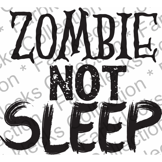 Motivtransfer 3902 Zombie not sleep