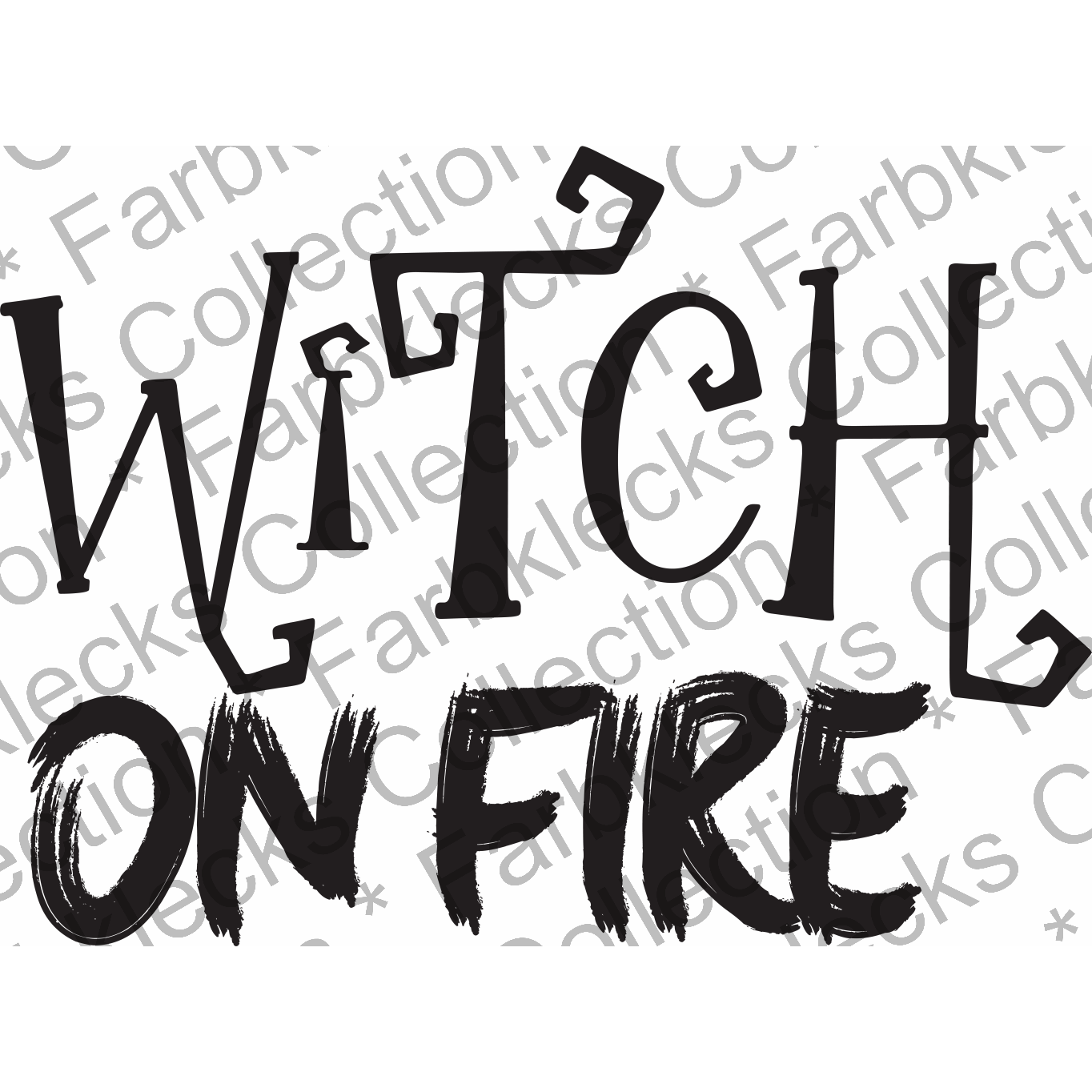 Motivtransfer 3926 Witch on Fire