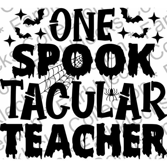 Motivtransfer 3937 One Spook Tacular Teacher