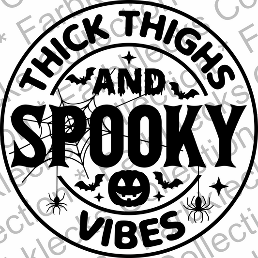 Motivtransfer 3941 Thick Thighs and Spooky Vibes