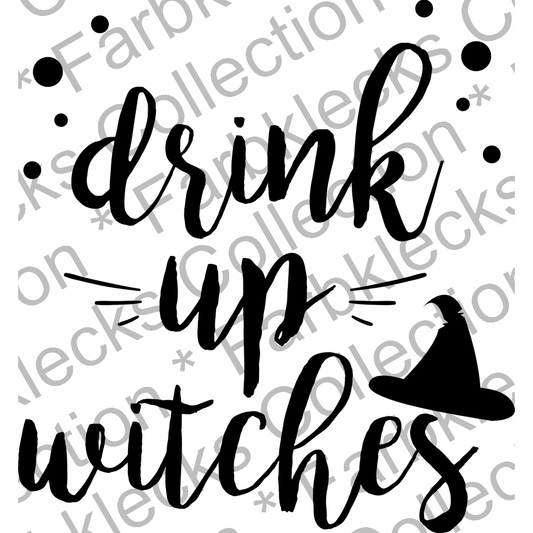 Motivtransfer 3978 Drink up witches