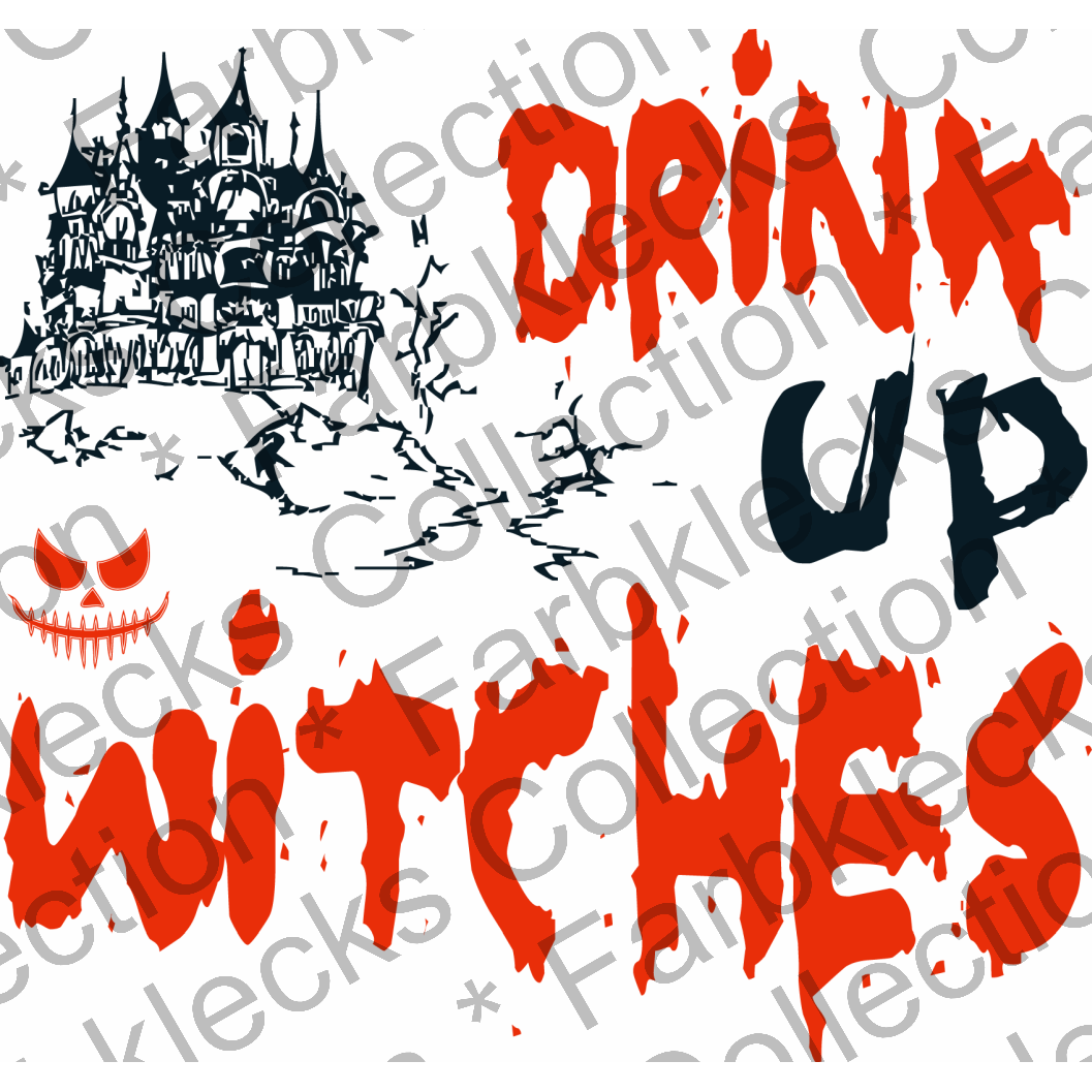 Motivtransfer 3983 Drink up Witches