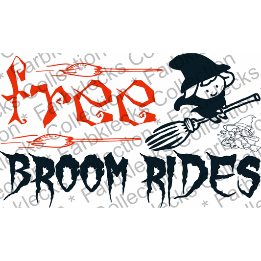 Motivtransfer 3993 Free broom rides