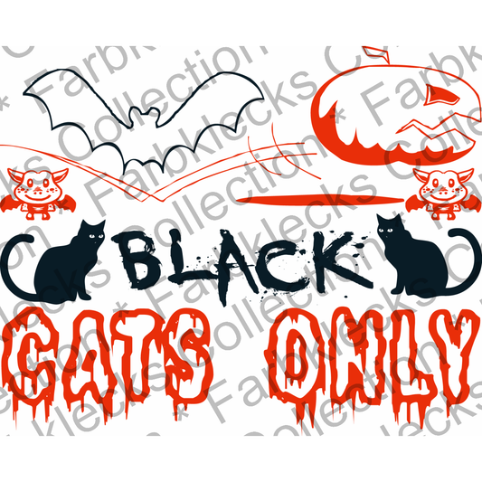 Motivtransfer 3998 Black Cats only