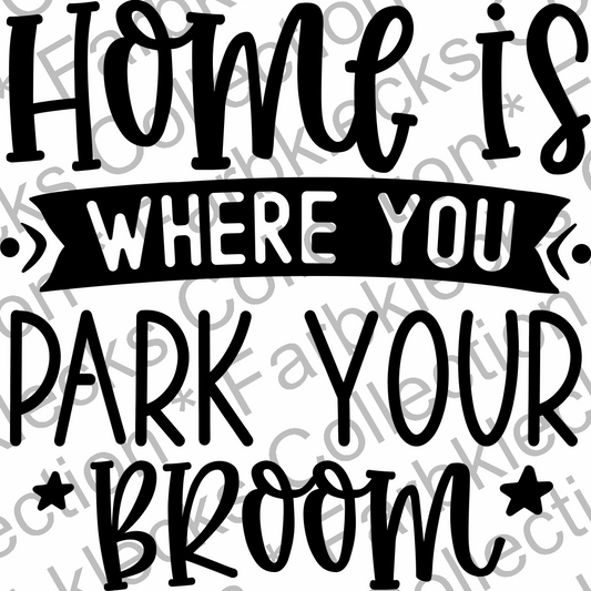 Motivtransfer 4051 Home is where your Broom park