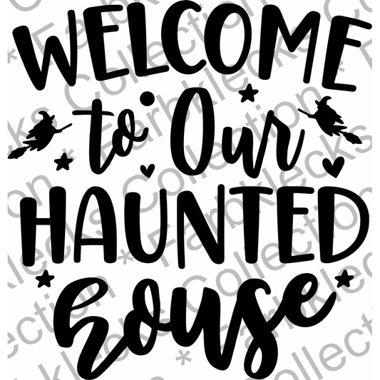 Motivtransfer 4052 Welcome to our Haunted House