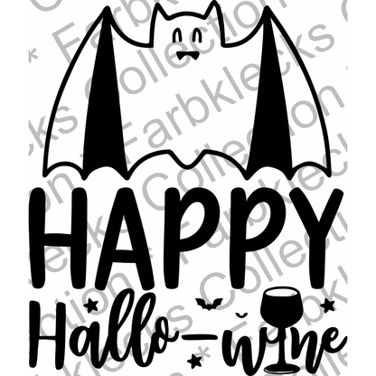 Motivtransfer 4096 Happy Hallo wine