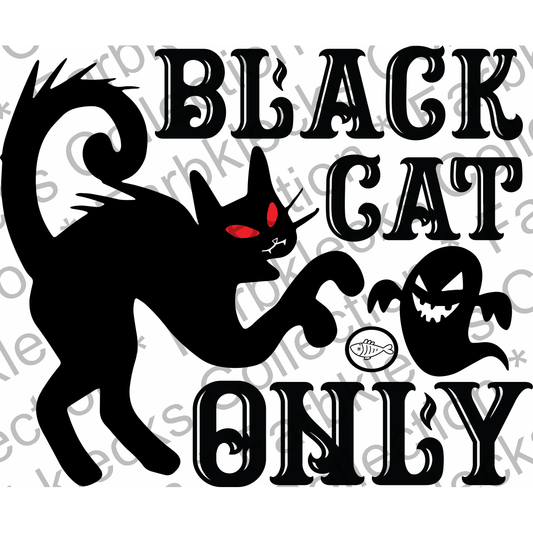 Motivtransfer 4127 Black Cat Only