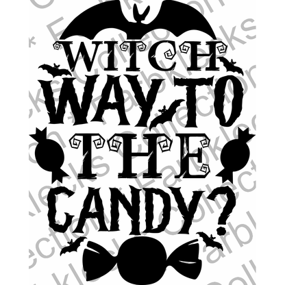 Motivtransfer 4148 Witch way to the Candy