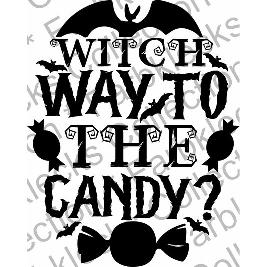 Motivtransfer 4148 Witch way to the Candy