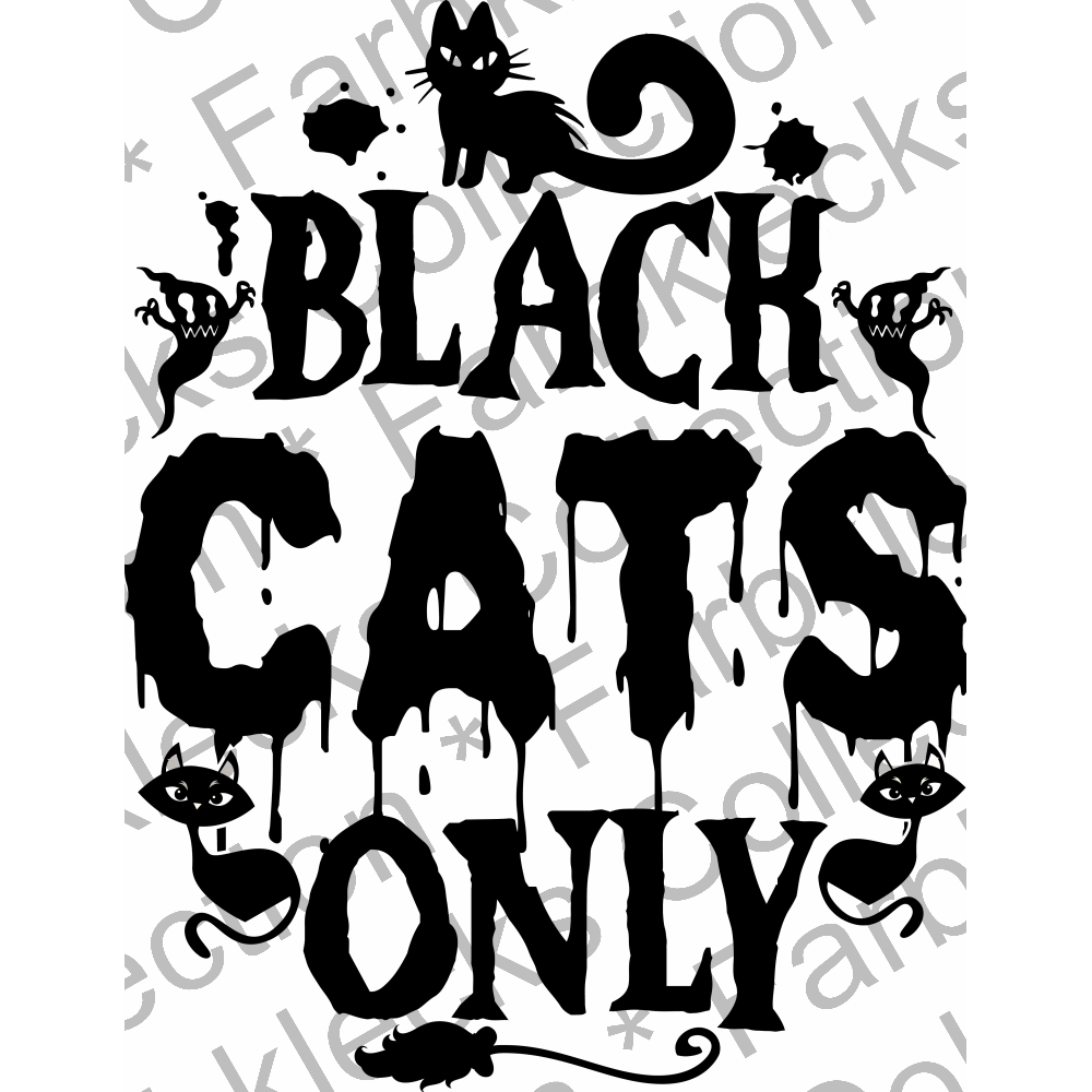 Motivtransfer 4149 Black Cats only