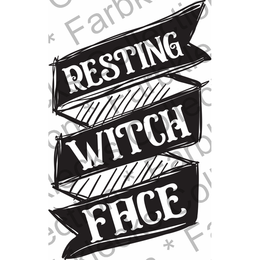 Motivtransfer 4178 Resting Witch Face