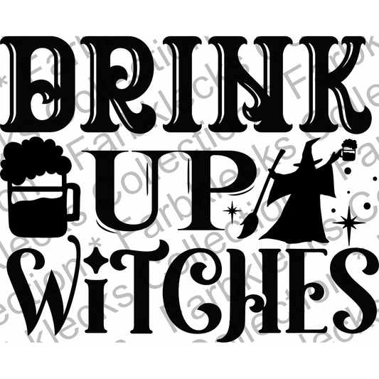 Motivtransfer 4184 Drink up witches