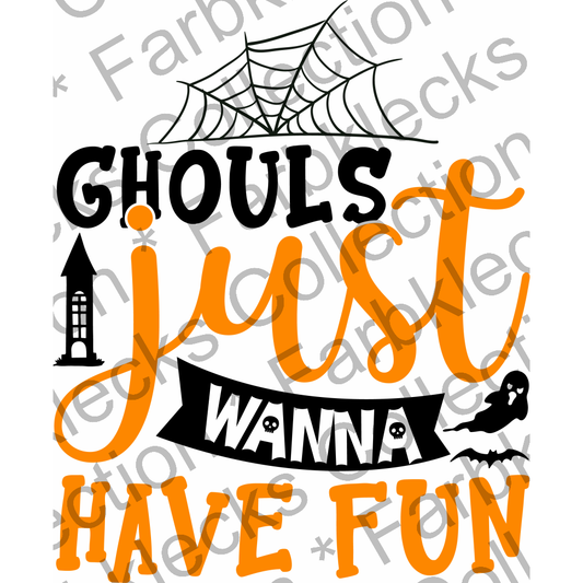 Motivtransfer 4198 Ghouls just wanna have fun