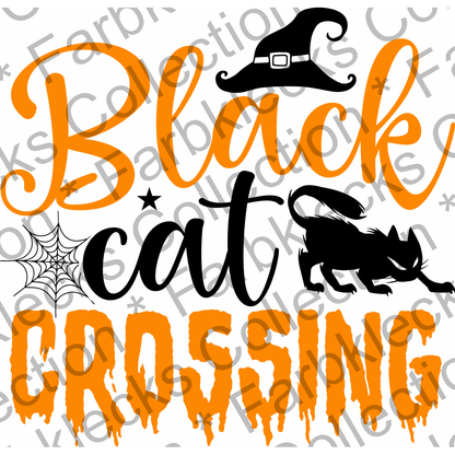 Motivtransfer 4203 Black Cat Crossing