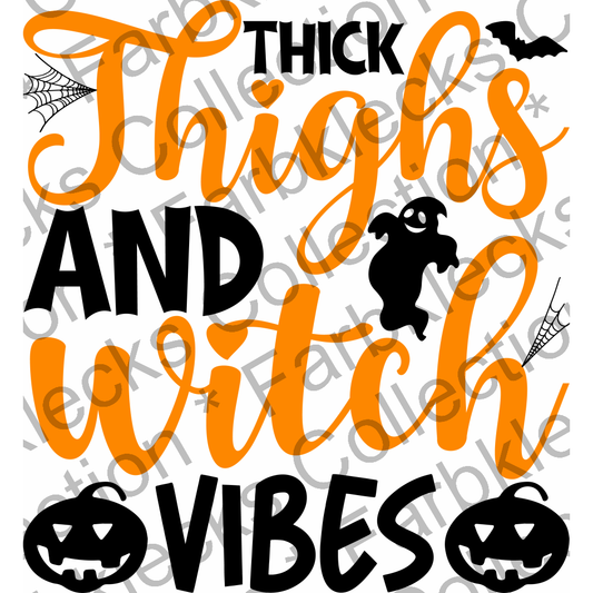 Motivtransfer 4207 Thick Thigs and witch vibes