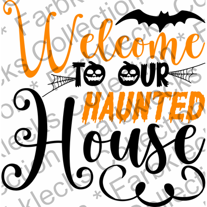 Motivtransfer 4211 Welcome to our Haunted House