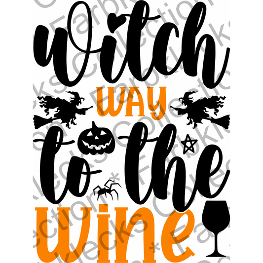 Motivtransfer 4282 witch way to the wine