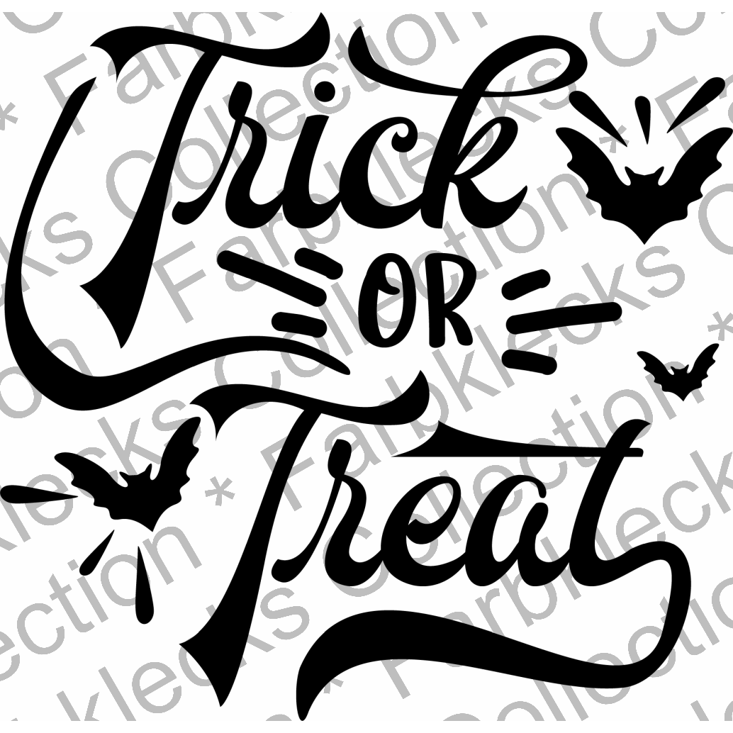 Motivtransfer 4321 trick or treat