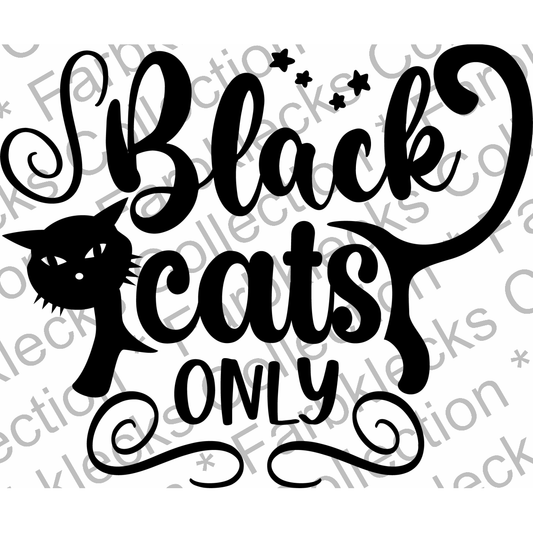 Motivtransfer 4331 black cats only