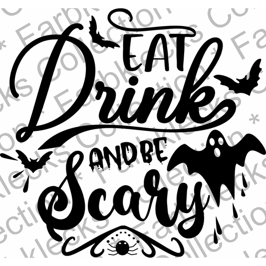 Motivtransfer 4338 eat drink and be scary