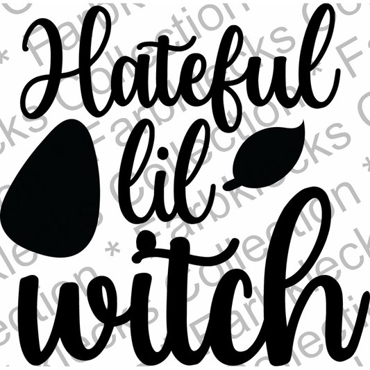 Motivtransfer 4349 hateful lil witch