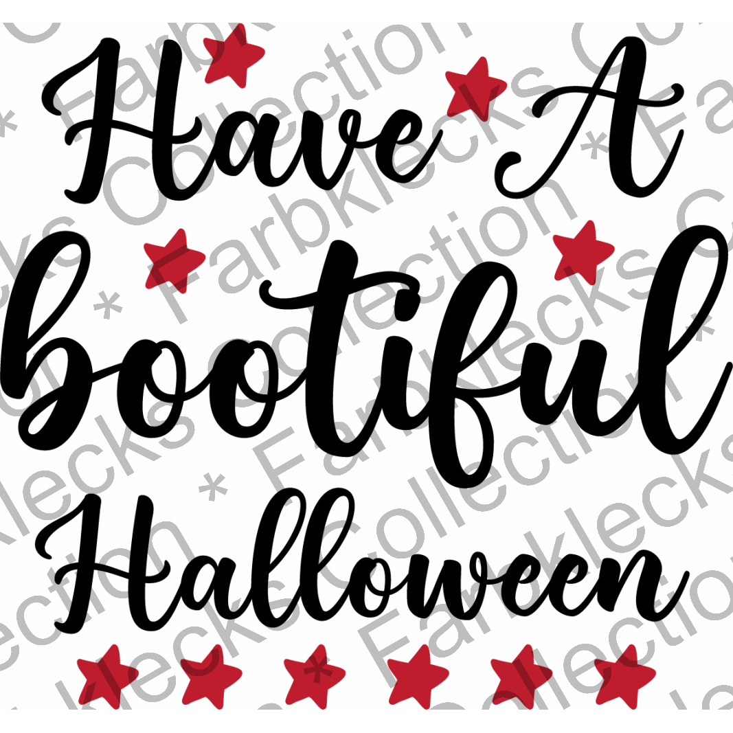 Motivtransfer 4350 have a bootiful halloween