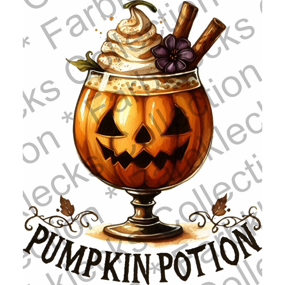 Motivtransfer 4464 pumpkin potion