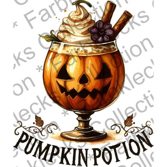 Motivtransfer 4464 pumpkin potion