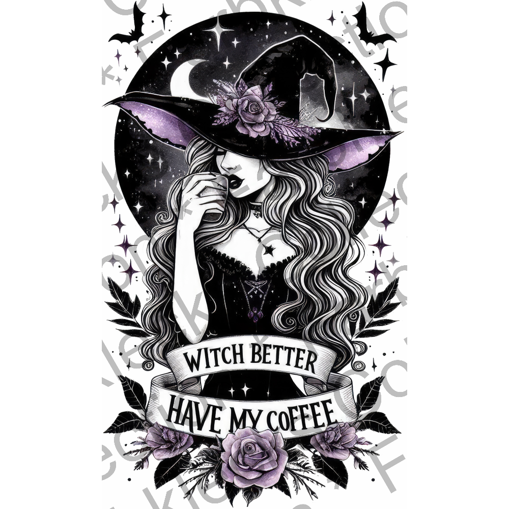 Motivtransfer 4546 Witch better have my coffee