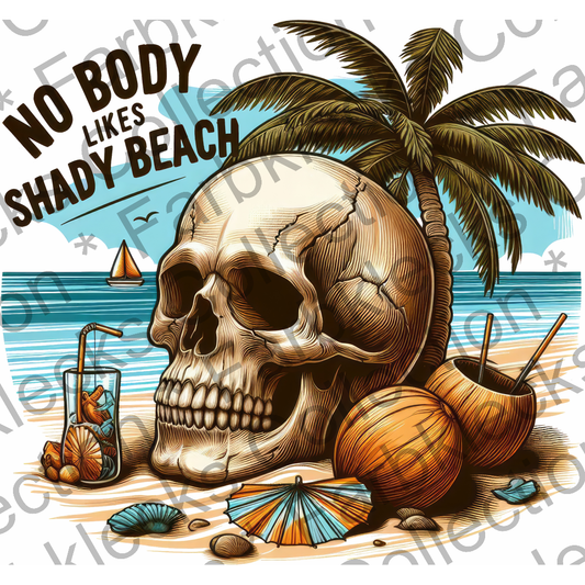 Motivtransfer 4655 No body likes shady beach