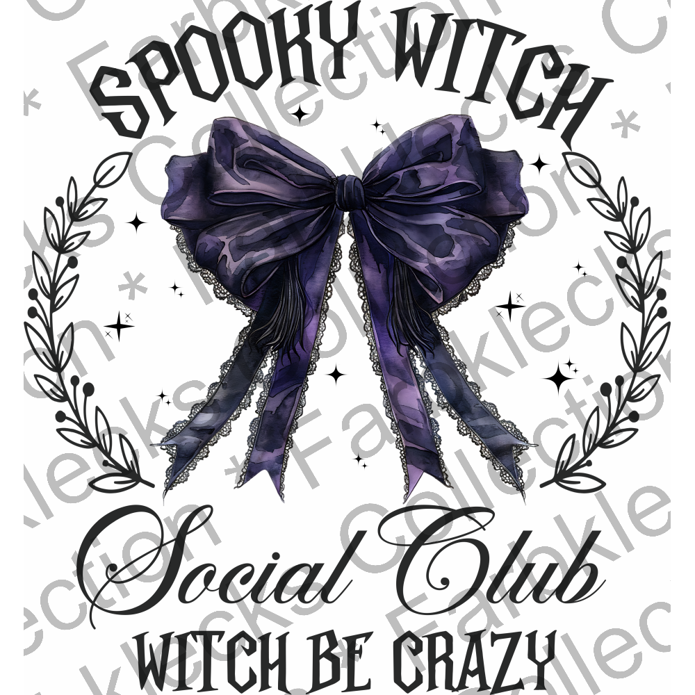 Motivtransfer 4702 Spooky Witch Social Club