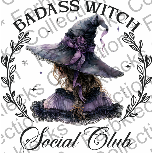 Motivtransfer 4706 Badass Witch Social Club