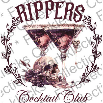 Motivtransfer 4717 Rippers Cocktail Club