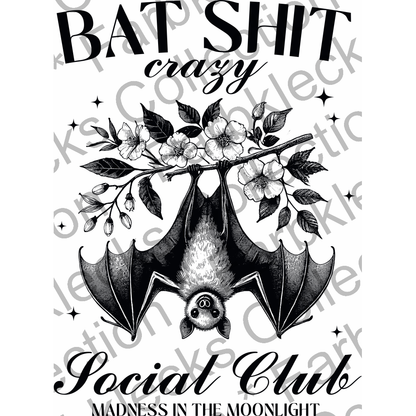 Motivtransfer 4761 Vintage Bat Shit