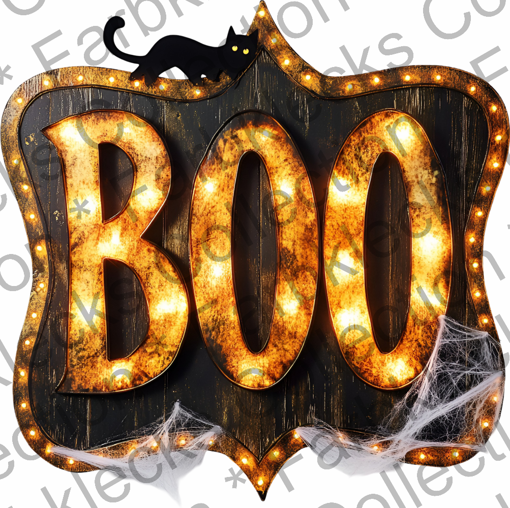 Motivtransfer 4804 Schild Boo