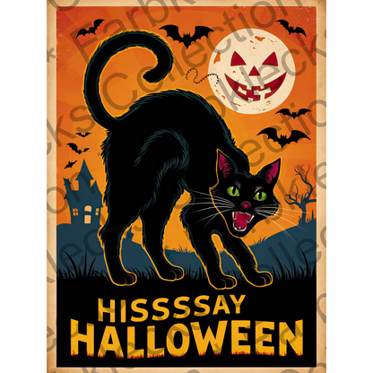 Motivtransfer 4807 Plakat Hissssay Halloween