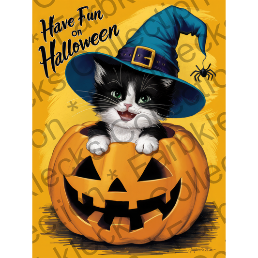 Motivtransfer 4811 Plakat Have fun on Halloween