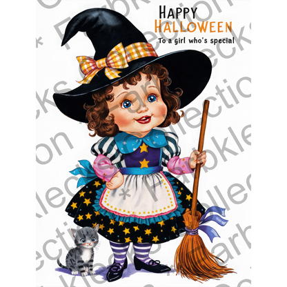 Motivtransfer 4832 Plakat Happy Halloween