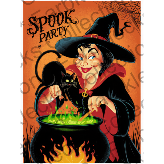 Motivtransfer 4838 Plakat Spook Party