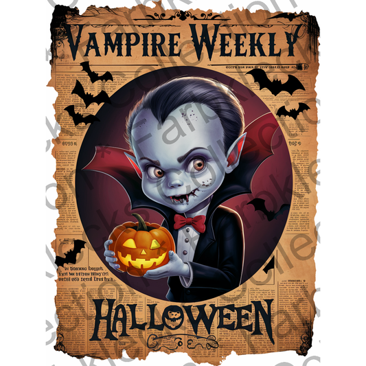 Motivtransfer 4841 Zeitung Vampire Weekly