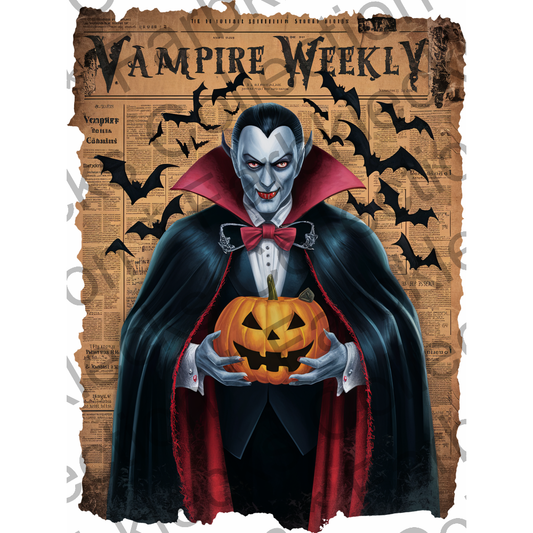 Motivtransfer 4848 Zeitung Vampire Weekly