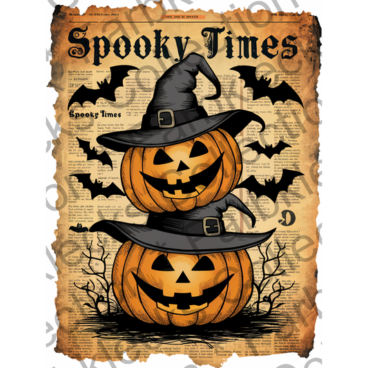 Motivtransfer 4849 Zeitung Spooky Times