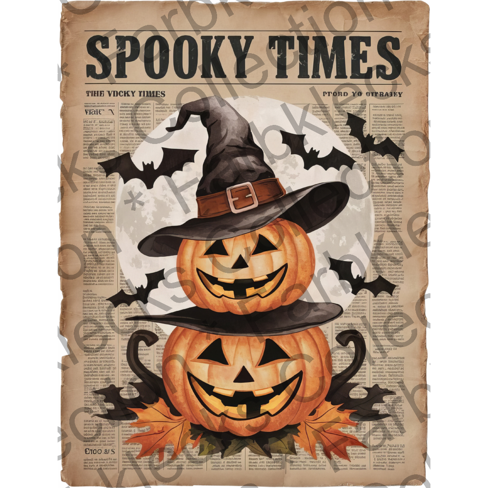 Motivtransfer 4859 Zeitung Spooky Times