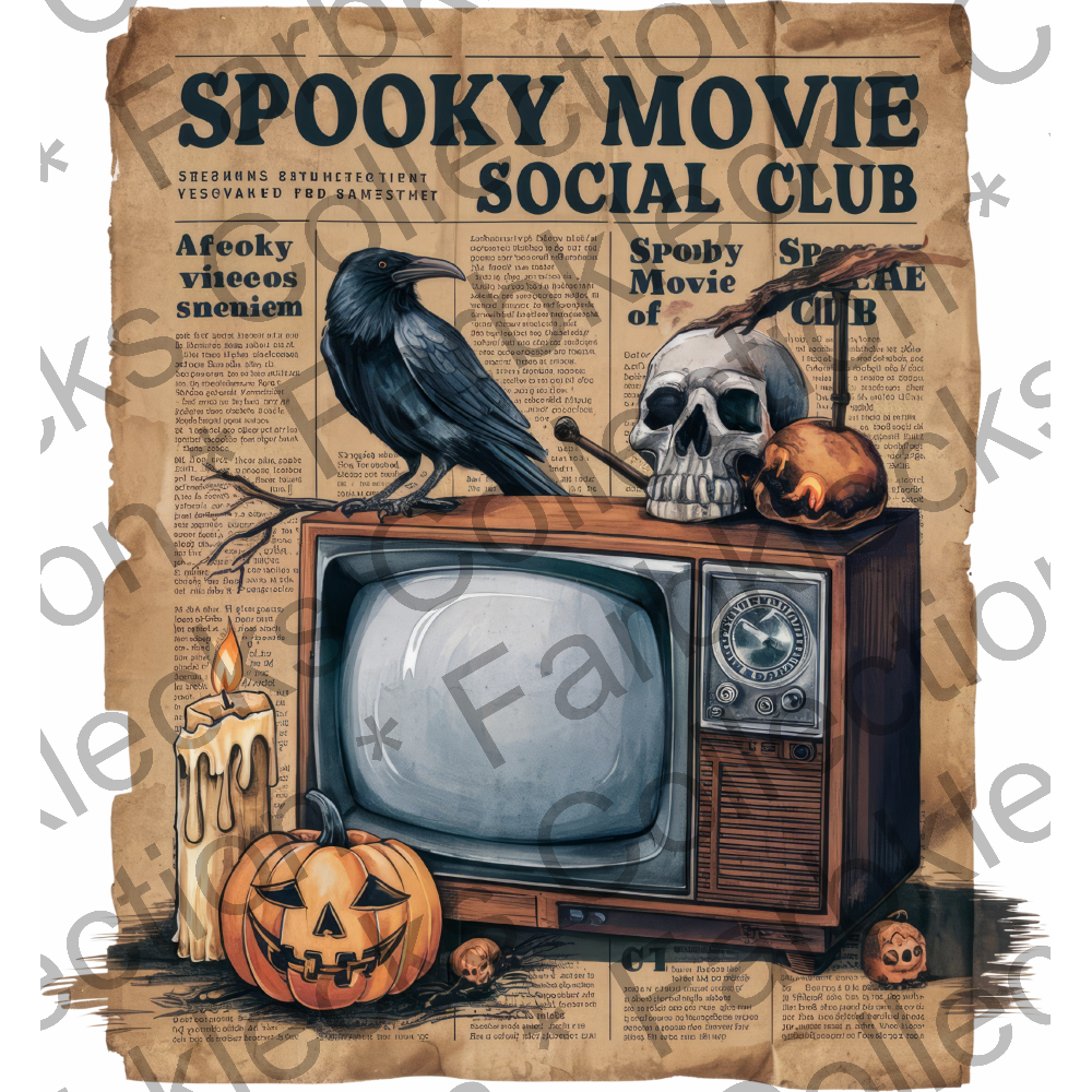 Motivtransfer 4862 Zeitung Spooky Movie