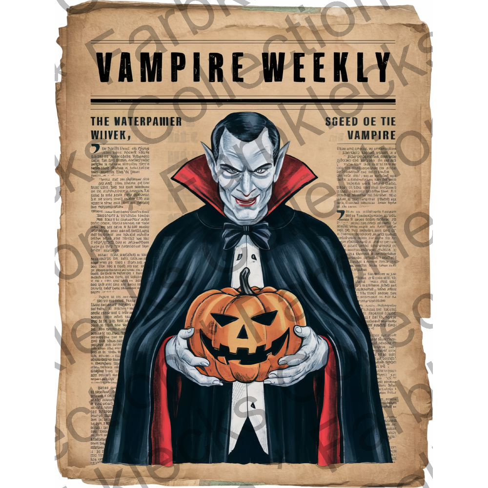 Motivtransfer 4863 Zeitung Vampire Weekly