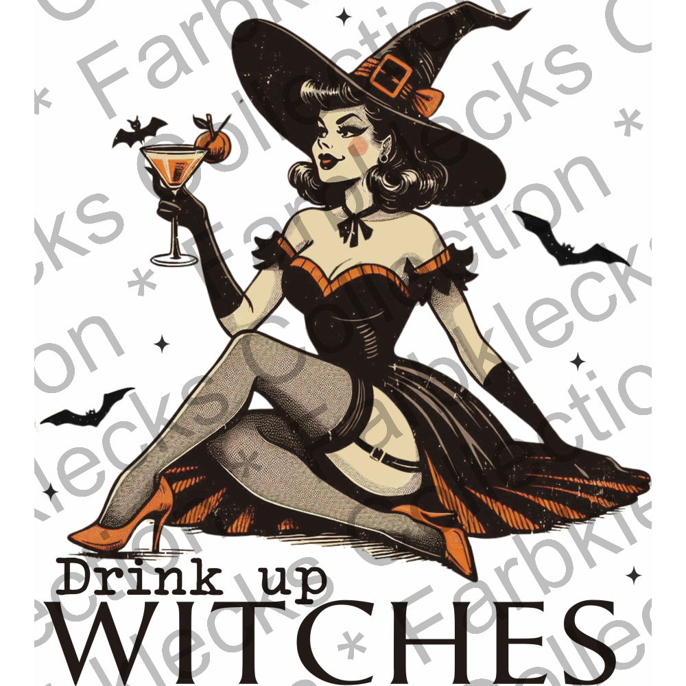 Motivtransfer 4875 Drink up Witches