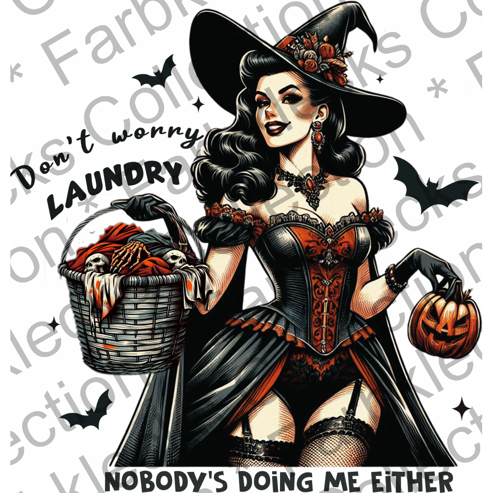 Motivtransfer 4879 Dont worry Laundry