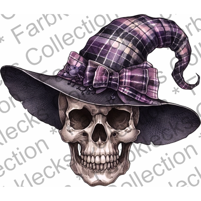 Motivtransfer 4908 Skull with hat