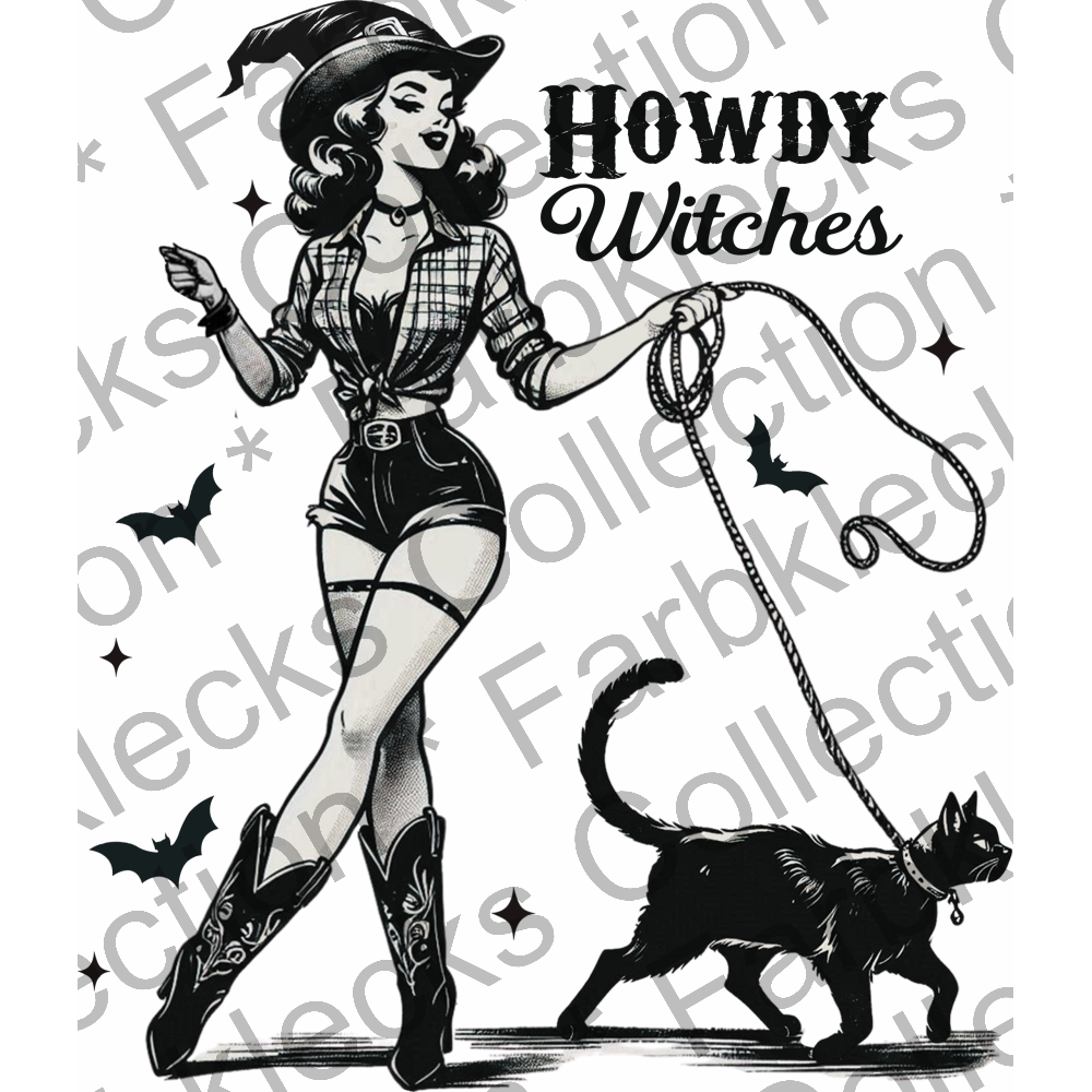 Motivtransfer 4916 Howdy Witches